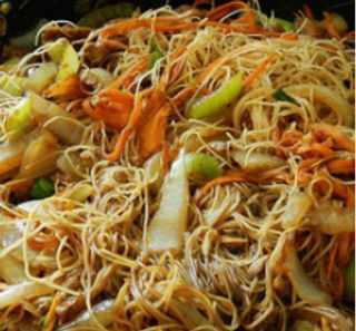 Fideos De Arroz Fritos