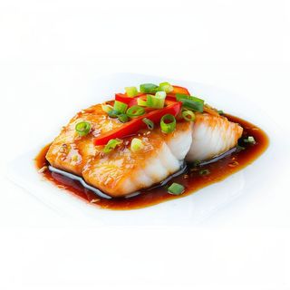 Filete de pescado agridulce