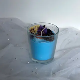 Свічка "Морозне сяйво" скляна 