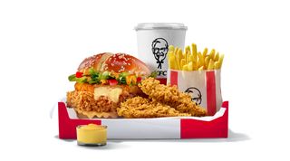 Сырный Сандерс Бургер Бокс