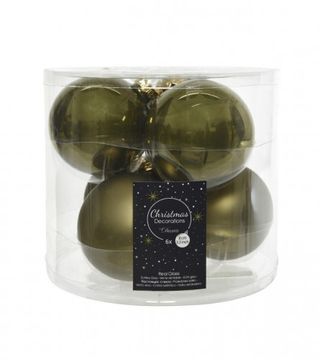 (209355) Ukras kugla za jelku kugla staklena 80mm 6/1 140427