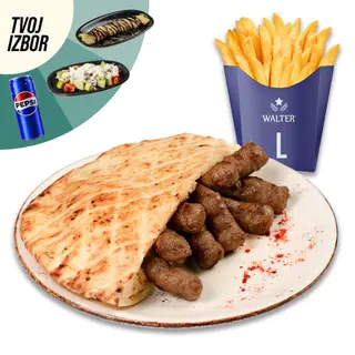 Kada si BAŠ gladan Walter ćevapi 10 komada