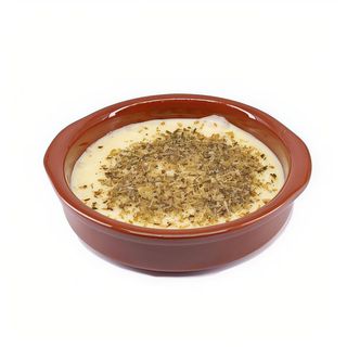 Provolone Con Pimientos Y Cebolla Caramelizada