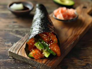Temaki de Salmón