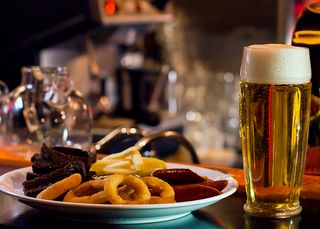 Completo con birra 