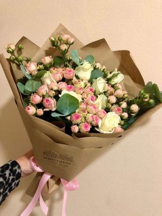 ჯუჯა ვარდი ევკალიპტი თეთრი ვარდი 