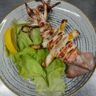 Calamaro intero alla griglia