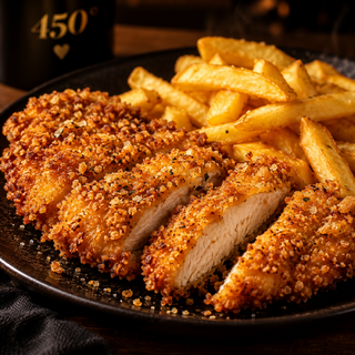 Pollo Crujiente con Patatas