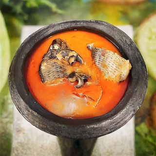 Soupe De Poisson + Attiéké