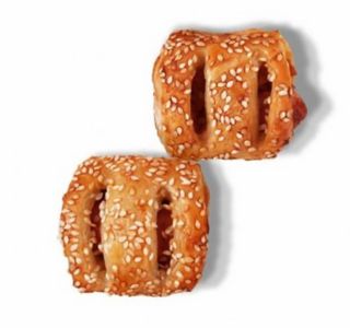 Mini hot-dog cu ketchup