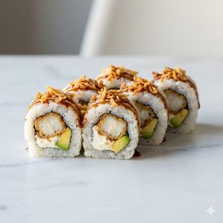168.Uramaki branzino fritto