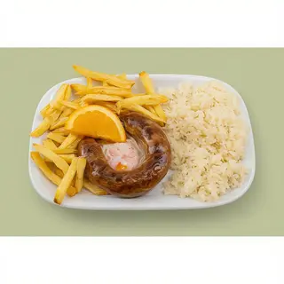 Alheira com Guarnição