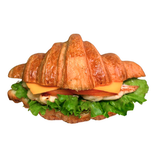  Круассан с курицей и сыром