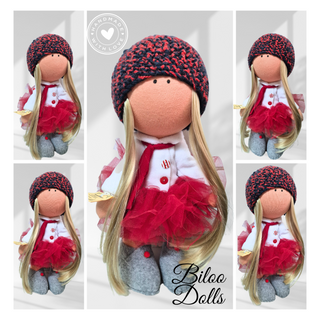 Papusa handmade AURORA inaltime 40 cm