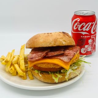 Menú Hamburguesa De Pollo