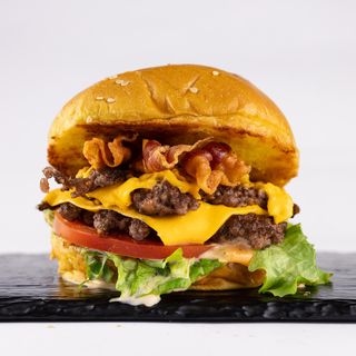 Smash BBQ  double burger