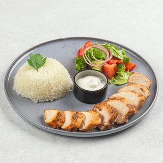 Фитнес обед с рисом