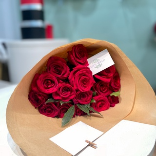 bouquet JE TAIME - 3 roses