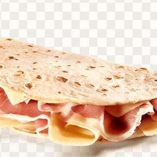 Piadina prosciutto e formaggio
