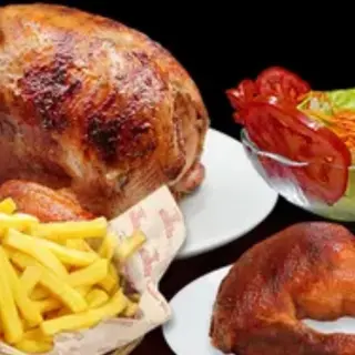 Combo 2 , 1 Pollo ala brasa + 1 Cuarto de pollo