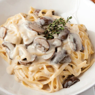 Pasta Tagliatelle with mushroom sauce