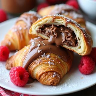 Croissant nutella fromboises