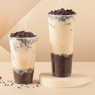 Sweet Bean Milk Tea