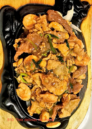 Três Delicias em Chapa Quente