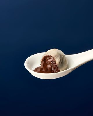 Xiaolongbao al cioccolato e fagioli rossi