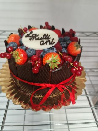 Tort ciocolata & fructe de padure (cca 1,6kg)