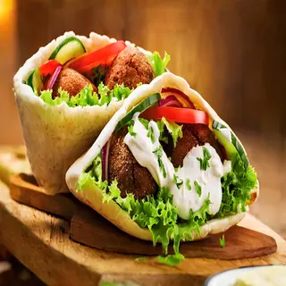 Pan De Pita De Falafel