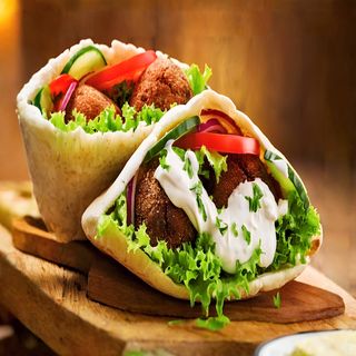Pan De Pita De Falafel