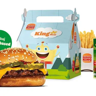 Plant-based Cheeseburger King JR. Menu