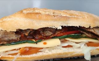 Bocadillo de lomo de cerdo