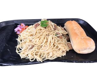 Spaghetti Blanc Viande