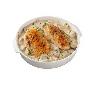 Pollo Con Champiñones