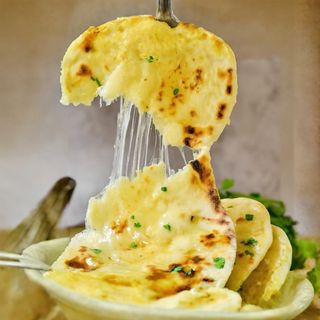 Pan naan de queso