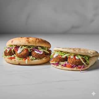 Panino o piadina falafel