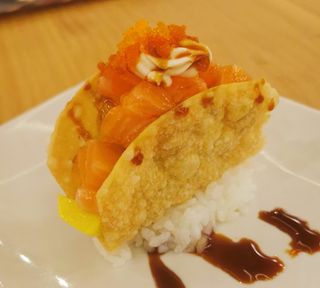 188 crispy taco salmon