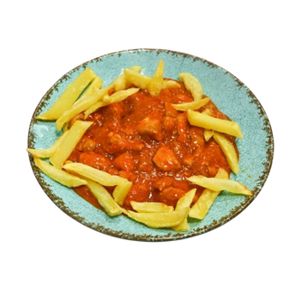 Ración De Carne Con Tomate