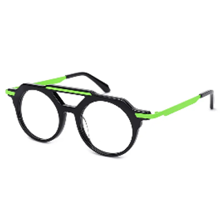 Spicy Unisexe - Black / Green Fluo