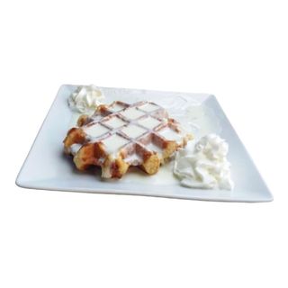 Gofre Con Chocolate Blanco