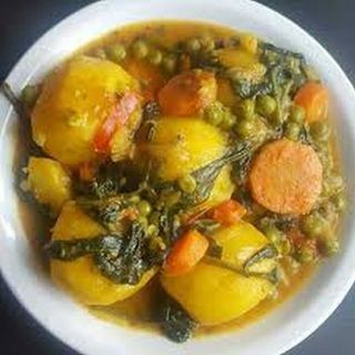 Irish potatoes with peas katogo