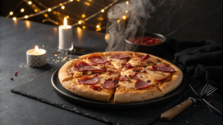 New! Pizza Mare Puiu Si Porcu la Porumb