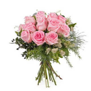 Ramo 12 Rosas  Rosadas 