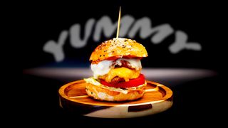 ხრაშუნა ქათმის ბურგერი