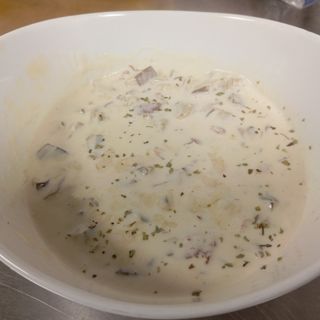 Setas A La Crema Con Jamón