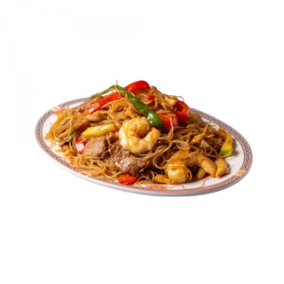 Fideos de arroz tres delicias