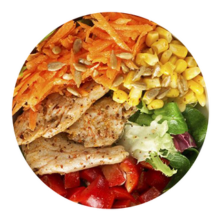 Поке боул  з куркою  (450г)