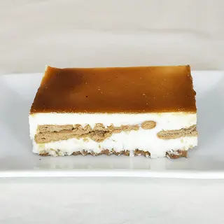 Pastel de Queso con Galleta, porción